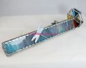 Dragonfly Kaleidoscope - Blue Purple Stained Glass
